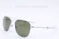 Preview: AMERICAN OPTICAL ORIGINAL PILOT OP340 C2 silver/green "NEU"