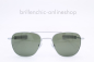 Preview: AMERICAN OPTICAL ORIGINAL PILOT OP132/OP232/OP3326 matte silver/green "NEW"