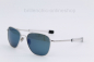 Preview: RANDOLPH AVIATOR AF265/AF266 23k whitegold / cobalt pol "NEW"