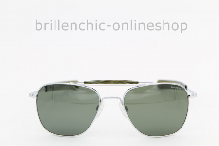 RANDOLPH AVIATOR II   AT002  bright chrome/ AGX green POLARIZED  "NEW"