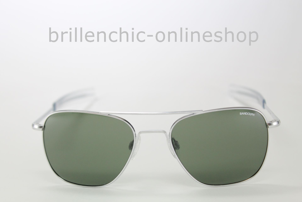 RANDOLPH AVIATOR AF036/AF086/AF136 matte chrome/ AGX green "NEU"