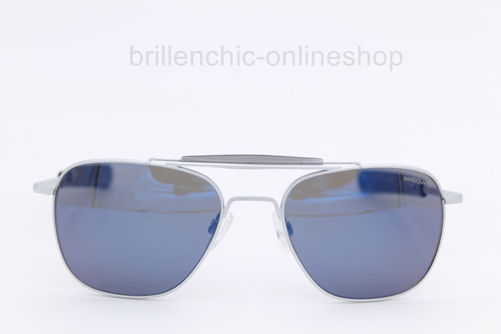 RANDOLPH AVIATOR II AT009 matte chrome / atlantic blue "NEW"