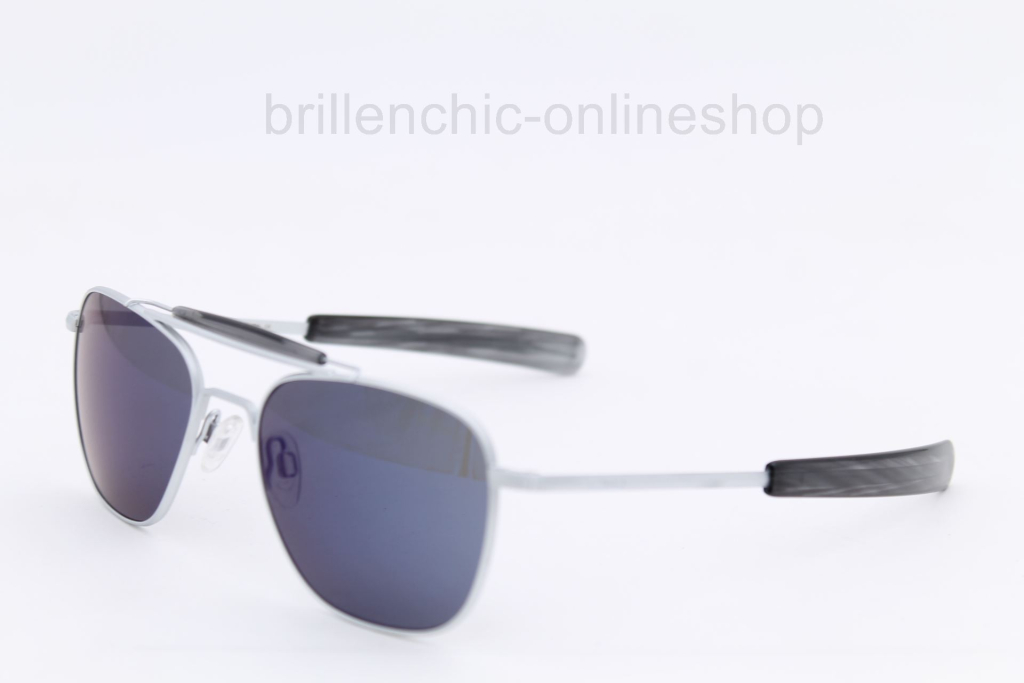 RANDOLPH AVIATOR II AT009 matte chrome / atlantic blue "NEW"