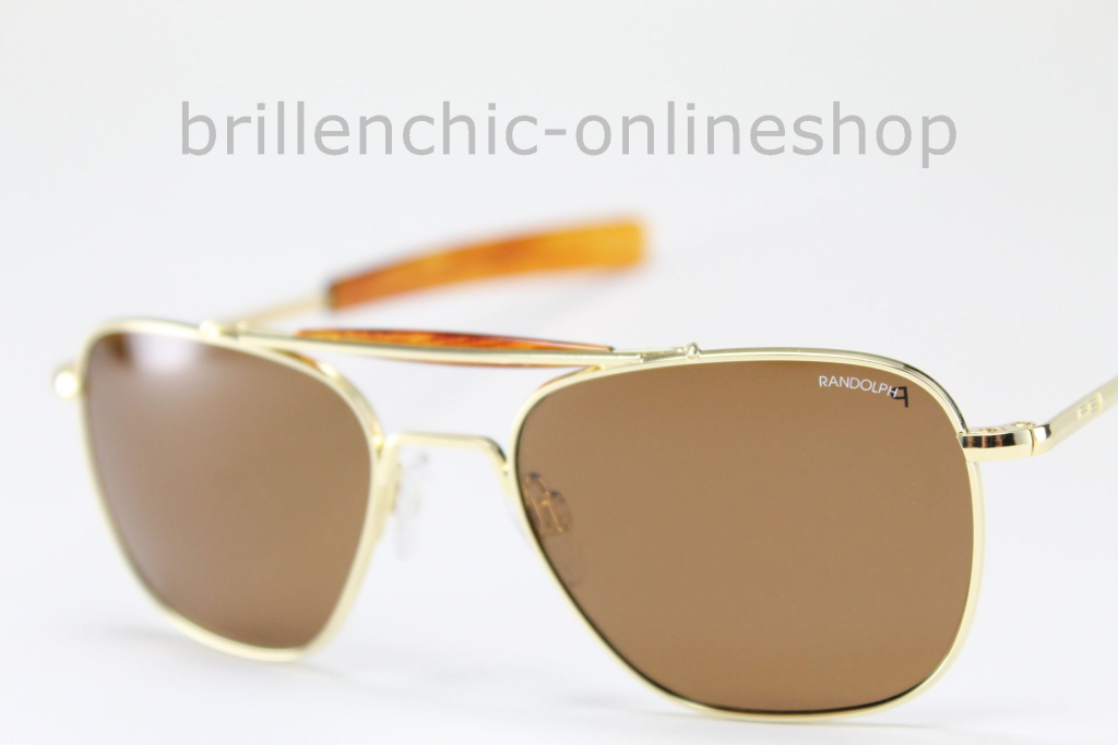 RANDOLPH AVIATOR II AT001 gold/ TAN POLARIZED "NEU"