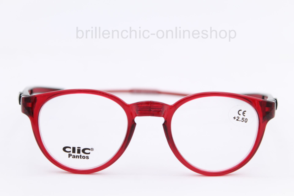 CLIC PANTOS Magnet Lesebrille - rot transparent CTRRD "NEW"