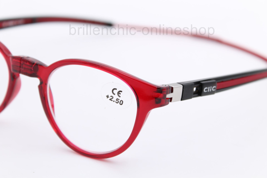 CLIC PANTOS Magnet Lesebrille - rot transparent CTRRD "NEW"