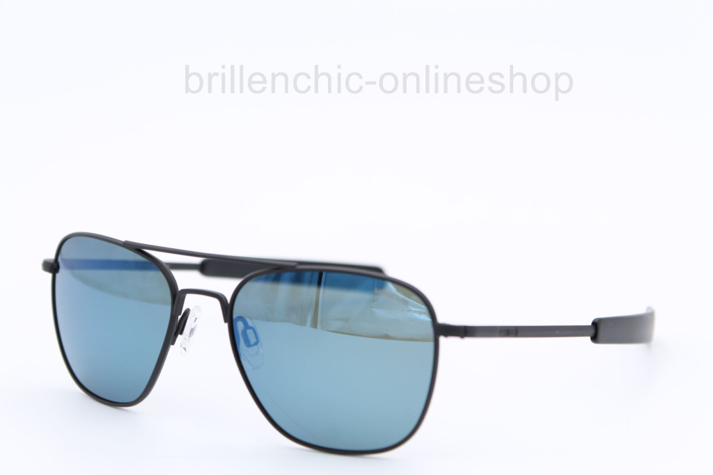 RANDOLPH AVIATOR AF245/AF246 matt schwarz/ cobalt POLARIZED "NEW"
