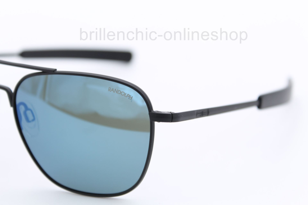 RANDOLPH AVIATOR AF245/AF246 matt schwarz/ cobalt POLARIZED "NEW"