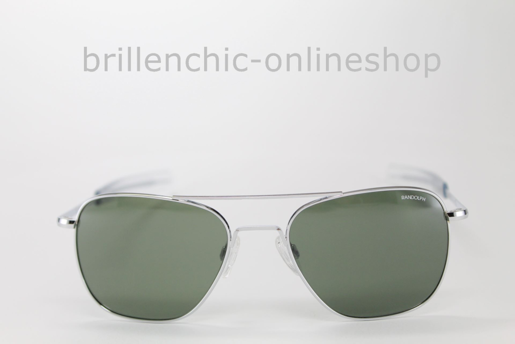 RANDOLPH AVIATOR AF026/AF076/AF126 bright chrome/ AGX green "NEU"